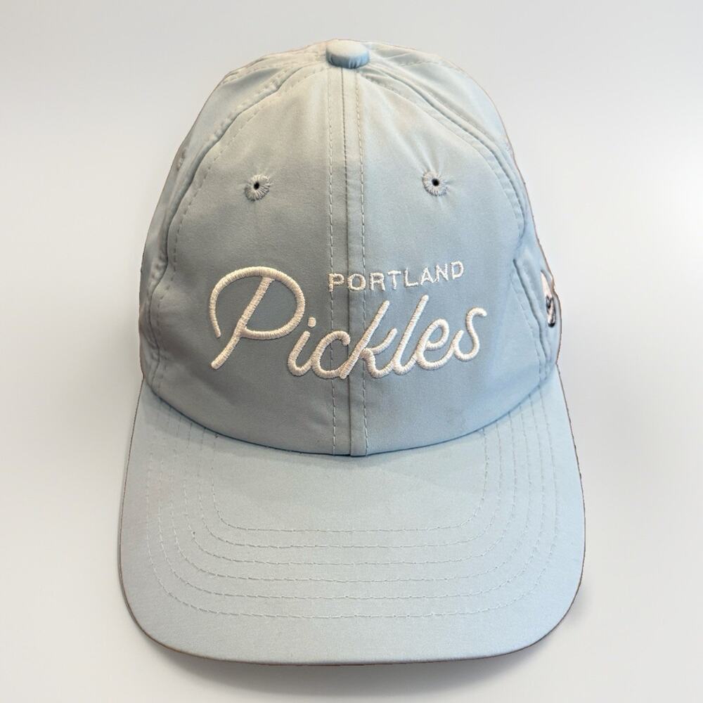 Portland Pickles Official League Blue 100% Nylon Adjustable Strapback Hat Cap